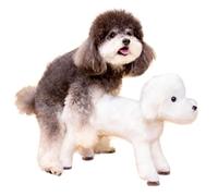 Jouet d'accouplement de chien Opaeroo, Silicone Dog Companion Toys with Aspiration, simulation PET OestRus Vent Toys, Washable Interactive Dog Toys pour petits chiens moyens 18 cm / 7,1 pouces