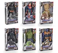 Jouet d'action Marvel Avengers avec son et lumière, Thanos, MEDk, SpidSuffolk, Iron Man, services.com America, Thor, Black Panther, 30cm R