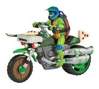 Jouet d'action - PLAYMATES TOYS - TMNT: MUTANT MAYHEM - NINJA KICK CYCLE WITH LEONARDO FIGUR Or