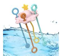 Jouet d'activité à corde à tirer de voyage pour bébés, jouets à suspendre réglables pour bébés,Jouets de berceau interactifs adaptés aux | Jouets de développement sensoriel et d'activité, couleurs pas