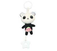 Jouet d'activité à Suspendre Bébé, Animal en Peluche Jouet Musical à Suspendre Bébé avec Jouet de Dentition, Berceau Hochet Jouets Animales, Jouets Suspendus pour Bébés Landau et Poussette (Panda)
