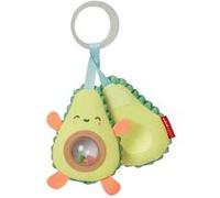Skip Hop Hochet Bébé Avocat Poussette - Hochet Sensoriel Coloré - Éveillez Les Sens de Bébé en Toute Sécurité - Attache pour Poussette Bébé Jouet Fille Garçon Éveil - Farmstand Avocado Stroller Toy