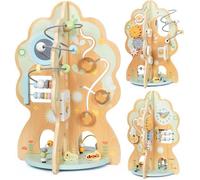 Jouet d'Activité Éducatif - Mamabrum - Forme d'arbre - 10 en 1 - Miroir - Engrenages - Horloge