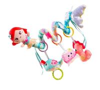 Jouet D'activité Pour Poussette De Siège De Voiture - Hochet Musical En Peluche Sirène, Jouet De Développement Sensoriel Texturé, Divertissement Multi-usage Longue Durée Pour Bébé | Boîte À Musique Ho