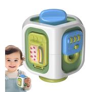 Jouet d'activité pour Tout-Petits - Jouet sensoriel de Voyage - Jouet éducatif interactif pour la motricité Fine - Cube d'occupation sensoriel pour et Filles
