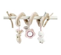 Nattou Spirale de jeu, avec hochet, couineur et autres activités, 100% polyester, fanfan, beige