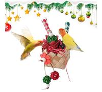 Jouet d'alimentation pour oiseaux, accessoire de cage en forme de rongeur, pour tourterelles, perroquets de taille moyenne, perruches, calopsittes et perruches