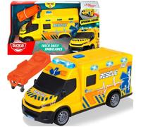 Jouet d'ambulance interactive - Dickie Toys - Effets sonores et lumineux - Brancards inclus