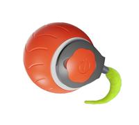 Jouet d'animal auto-roulant : balle électronique avec mouvement aléatoire, fermeture automatique, base de chargement USB, encourage la poursuite et le saut | Activité amusante en solo pour chatons in