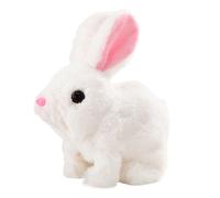 Jouet d'animal qui marche, animaux de compagnie électroniques | Cartoon coloré pour chien de lapin en peluche,Figures de peluche interactives, Activités d'apprentissage pour tout-petits Robot Animal T