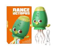 Jouet Dansant Électrique | Jouet De Danse Et Chant en Forme De Poulpe - Figurine Animale Lumineuse Interactif Évite Obstacles pour Jeu au Sol Garderie Crèche Garçon Préscolaire Garçons