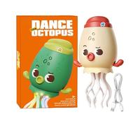 Jouet Danseur électrique - Jouet Musical en Forme de Poulpe pour | Figurine Animale relaxante Amusante évite Les Obstacles pour d'âge préscolaire Jeux sur Le Sol Noël Pâques