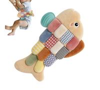 Jouet d'Apaisement pour Aider les à S'endormir,Peluche Poisson avec Son Crissant Réconfortant - Jouets Sensoriels Crépitants pour Dormir,Pour Filles Garçons Chambre Maison Garderie Sieste Jeux Voyage