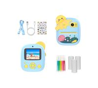 Jouet d'appareil photo numérique imprimé dessin animé 1080p impression vidéo enfants jouet éducation précoce jouet extérieur antichoc coque en silicone enfants