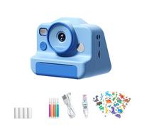 Jouet d'appareil photo numérique pour enfants avec imprimante photo instantanée et protections oculaires en papier, design antique, cadeau instantané, jouet d'appareil photo avec impression