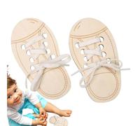 Jouet d'apprentissage avec lacets pour tout-petits | Jouet pour lacets de chaussures pour de 3 à 6 ans, améliore la coordination - Main, jouet éducatif et habiletés motrices fines