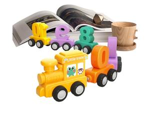 Jouet d'apprentissage de train magnétique, nombre magnétique | Numéros magnétiques apprenant Tray Train | Stimule les compétences des compétences motrices fines des activités préscolaires