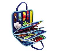 Jouet d'apprentissage éducatif sensoriel occupé en feutre, livre éducatif sensoriel occupé - Jouets sensoriels portables de motricité fine, activités amusantes