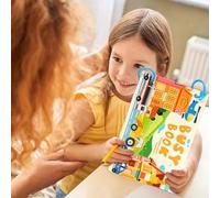 Jouet D'Apprentissage Préscolaire Pour Tout-Petits,Cahier De Travail Éducatif Pour La Maternelle | Livre De Jouets Sensoriels Pour Tout-Petits,Pour Garçons Et Filles Pour Anniversaire Et Noël Pour Mai