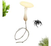 Jouet d'araignée magnétique - Décoration amusante pour terrarium animé avec adhérence sûre - Accessoire d'habitat interactif pour araignées d'animaux de compagnie, mantes religieuses et petits