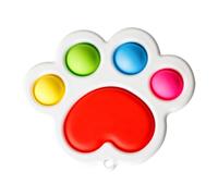 Jouet D'Autisme Pour Bébé, Intelligence, Motricité, Apprentissage Intensif, Patte De Chat, Bulle Simple, Jouet De Dentition En Silicone