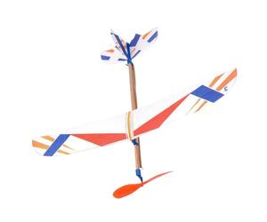 Jouet d'avion à bande élastique - Jouet d'avion - Avion à bande élastique - Camping Vacances arrière-cour - Intérieur et extérieur - Avion volant - Science STEM Physique Apprentissage