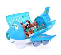 Jouet D'Avion Électrique De Cascadeur Pour Enfants, Modèle D'Avion Universel Rotatif À 360 Degrés Avec Musique Lumineuse Et Led, Cadeau Idéal