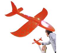 Jouet D'avion - Kit De Planeur De Vol En Mousse LED À 3 Vitesses | Conception D'avion À Lancer D'action De Vol Cascadeur Lumineux De 48 Cm, Activité D'aventure De Jeu En Plein Air Pour , Pour L