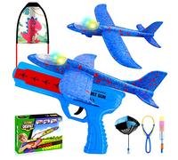 Jouet d'avion, Planeur avec Pistolet à catapulte | patin en polystyrène, catapulte, jouet pour enfants