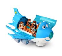 Jouet D'avion Pour Enfants ? Technologie Bump & Go Jouets Pour Tout-Petits Avec Lumières Et Sons D'avion, Jouets D'avion Pour Les Tout-Petits À Partir De 3 Ans ? Avions Jouets En Plastique