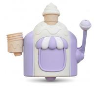 Jouet de bain à la crème glacée, fabricant de crème glacée à bulles en plastique, jouet bain éducatif, ensemble jeu simulation mignon pour baignoire, enfants 4 8 ans