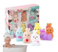 Jouet de Bain Amusant - Capteurs de couinement et de Pression Amusants | Jeu d'eau pour Jouets couineurs - pour l'éducation des Jeux d'eau comme remplisseur de Bas pour Un Anniversaire, Pâques