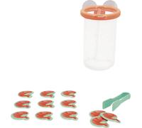 JANOD - Attrape Crevettes - Jouet de Bain Bébé - 12 Crevettes, Pince et Panier à Ventouses - Jeu d'Éveil dès 24 Mois - J04730