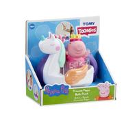 Toomies Peppa Pig Princess Peppa Pig Flotteur de Bain - Jouet de Bain Peppa Squirter et Flotteur verseur Licorne avec crinière à Eau - Jouets sous Licence Officielle Peppa Pig - Jouets de Bain pour