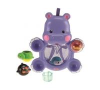 Jouet de Bain bébé : 4 activités Poisson Flottant + Pingouin hochet + Tortue passoire + Baleine Jet d Eau - Set Jeu de Bain Enfant + Carte Offert