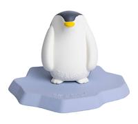 Jouet de bain bébé en caoutchouc naturel faisant aussi anneau de dentition sensoriel blanc, bleu, noir TU