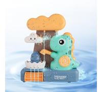 Jouet de bain dinosaure - Ventouse de bain rotative - Jouet d'eau pour enfants - Réveille l'intérêt du bain de bébé - Cadeau pour bébé à partir de 3, 4, 5, 6 ans