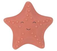 Jouet de bain en caoutchouc naturel etoile de mer rouge TU