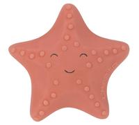 Jouet de bain en caoutchouc naturel etoile de mer rouge TU
