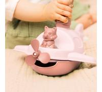 Jouet de bain made in france en matière recyclée hydravion de mr renard