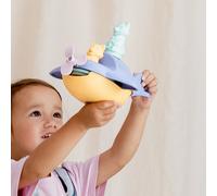 Jouet de bain made in france en matière recyclée hydravion de mr renard