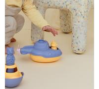 Jouet de bain made in france en matière recyclée sous-marin de mr renard