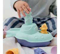 Jouet de bain made in france en matière recyclée sous-marin de mr renard