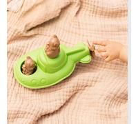 Jouet de bain made in france en matière recyclée sous-marin de mr renard