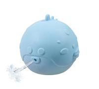 Jouet de bain poisson boule en silicone | 12 x 11 x 10 cm pulvérisation d'eau pression | boule pulvérisateur interactive enfant | jeu d'été salle de bain pour garçons filles