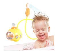 Jouet de Bain pour bébé avec Pomme de Douche, Jouet Baignoire sous-Marin électrique, arroseur, Pomme Douche, pulvérisation d'eau Piscine, sans Batterie, Jaune, bébé pour Un Usage domestiqu