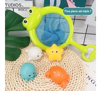 Jouet De Bain Pour Bébé, Grenouilles Lumineuses À Induction, Filet Lumineux Flottant, Kit D'eau De Pêche, Natation, Jouets Classiques Pour Enfant