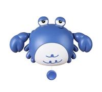 Jouet de Bain pour - Crabe mécanique pour Baignoire avec Forme Animale - Compagnon Flottant à Chargement Manuel pour Interaction Parent-Filet, idéal pour Les Voyages et la Plage Maternelle