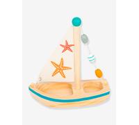 Small Foot Design Jouet de bain Voilier étoile de mer 11658 en bois Multicolore dès 24 mois