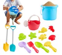 Jouet de bain pour tout-petits - Kit d'aventure sensoriel de bac à sable de 15 pièces - Accessoire créatif entonnoir cascade - Équipement portable de pelle et de tombe | Divertissement pour les